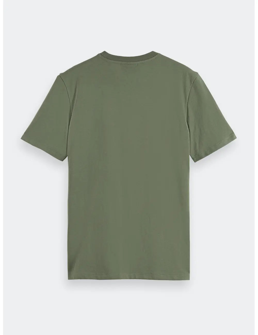 Logo T Shirt flat lay back view by Scotch & Soda