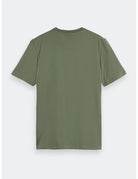 Logo T Shirt flat lay back view by Scotch & Soda