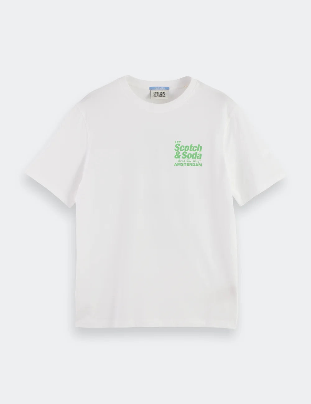 Regular Fit T Shirt flat lay front view by Scotch & Soda