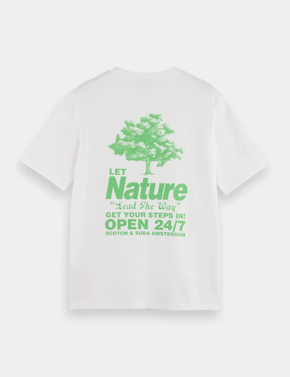 Regular Fit T Shirt flat lay back view by Scotch & Soda