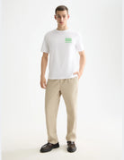 Regular Fit T Shirt full model shot showing overall fit by Scotch & Soda
