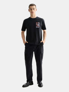 Relaxed Fit Front + Back Aw T-Shirt - Scotch & Soda