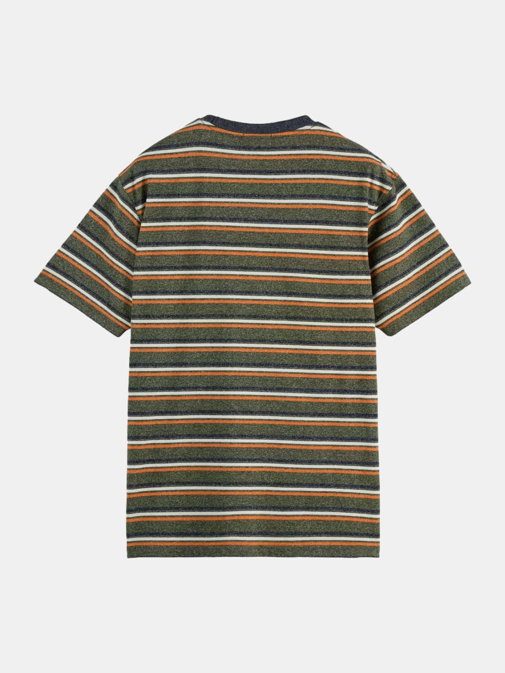 Stripe T Shirt flat lay back view by Scotch & Soda