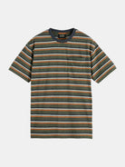 relaxed-fit-yarn-dye-stripe-t-shirt front view by Scotch & Soda
