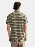 relaxed-fit-yarn-dye-stripe-t-shirt back view by Scotch & Soda