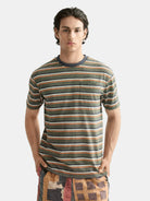 relaxed-fit-yarn-dye-stripe-t-shirt front view by Scotch & Soda