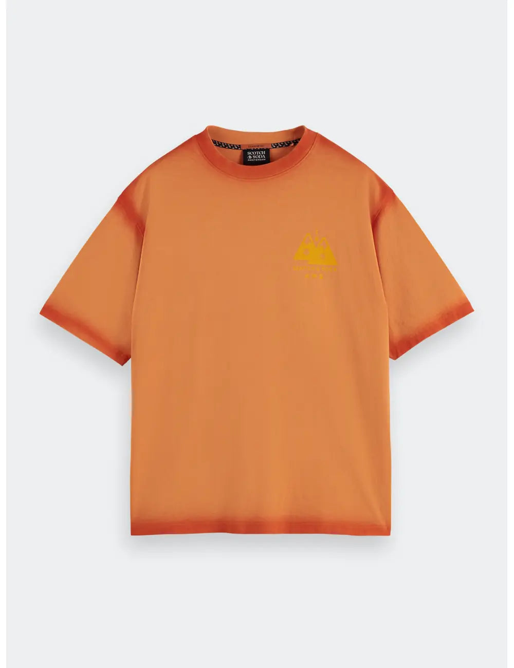 Loose Fit Tee flat lay front view by Scotch & Soda