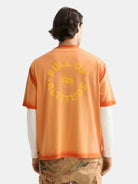 loose-fit-garment-dye-aw-t-shirt back view by Scotch & Soda