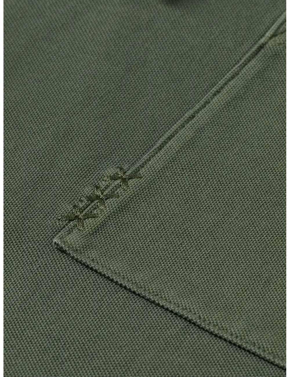 Pique Relaxed Polo detail view by Scotch & Soda