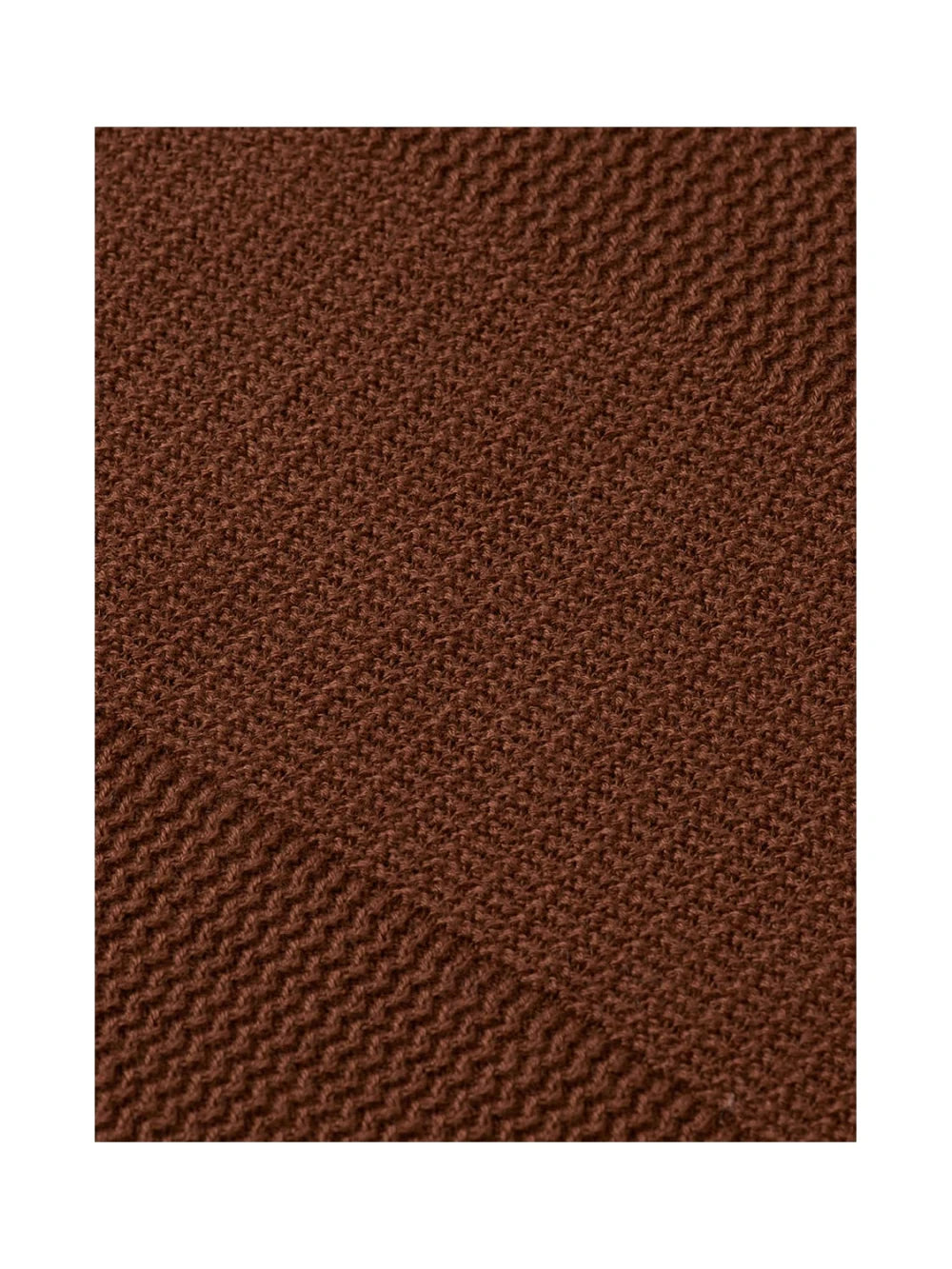 Knitted Tone On Tone Striped Regular Fit Polo detail shot of fabric and craftsmanship by Scotch & Soda