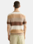 knitted-degrade-polo back view by Scotch & Soda