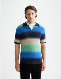 Knitted Degrade Polo