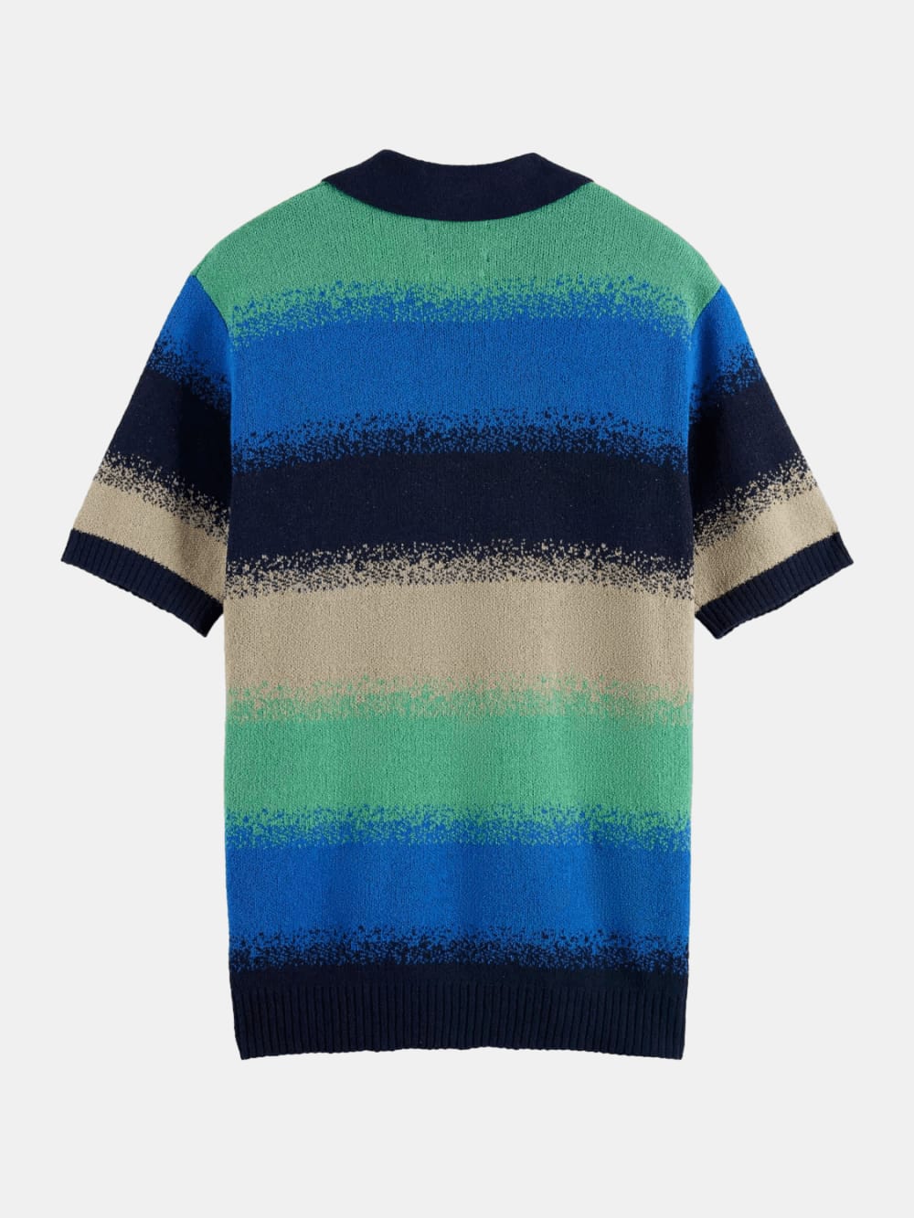 knitted-degrade-polo-1 back view by Scotch & Soda