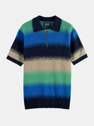 knitted-degrade-polo-1 front view by Scotch & Soda