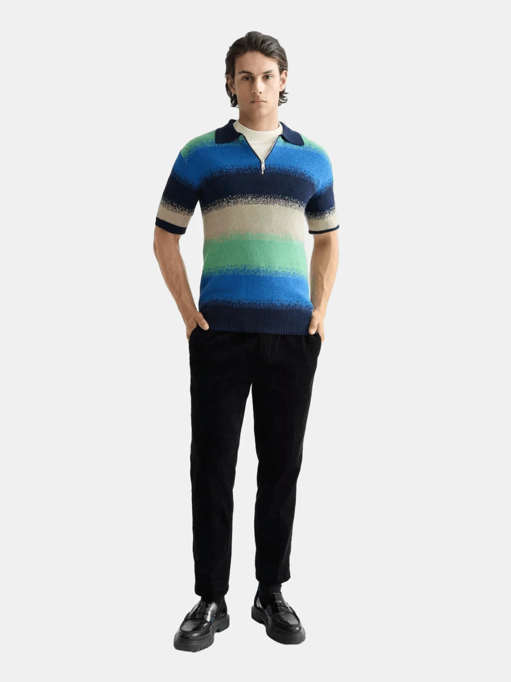 Knitted Degrade Polo - Scotch & Soda
