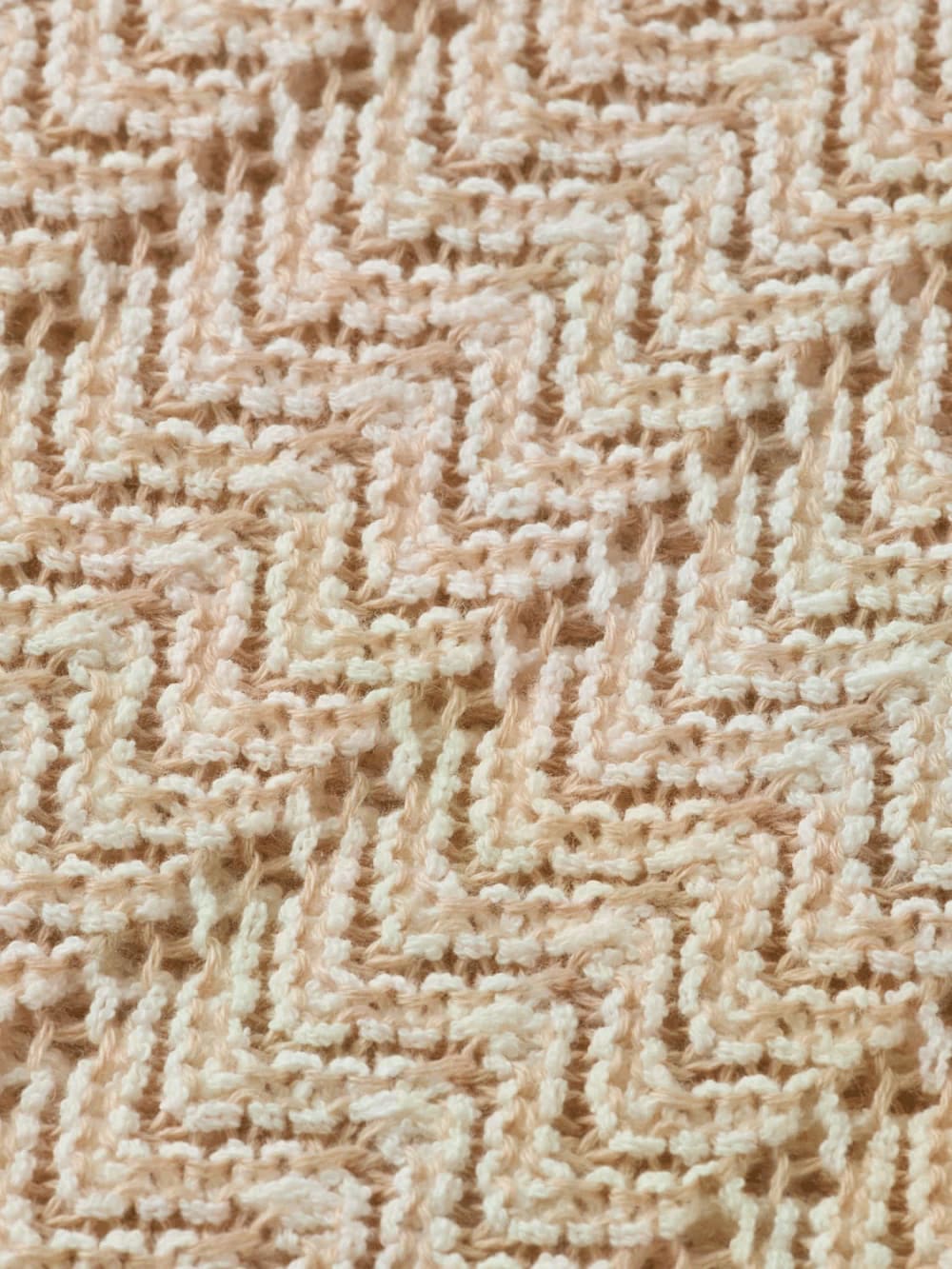 open-structured-knitted-v-neck-polo detail view by Scotch & Soda