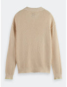 Waffle Stitch Dropped Shoulder flat lay back view by Scotch & Soda