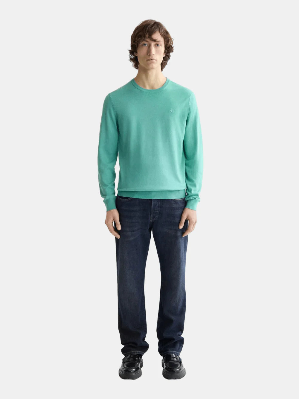 Seasonal core - Regular-fit ecovero blend crewneck - Scotch & Soda