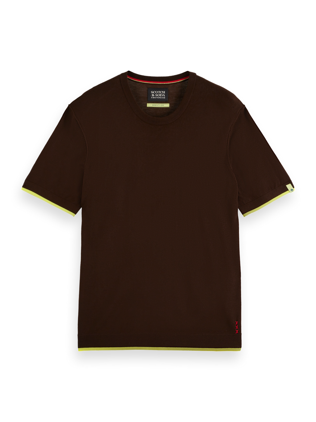 Knitted relaxed T-shirt