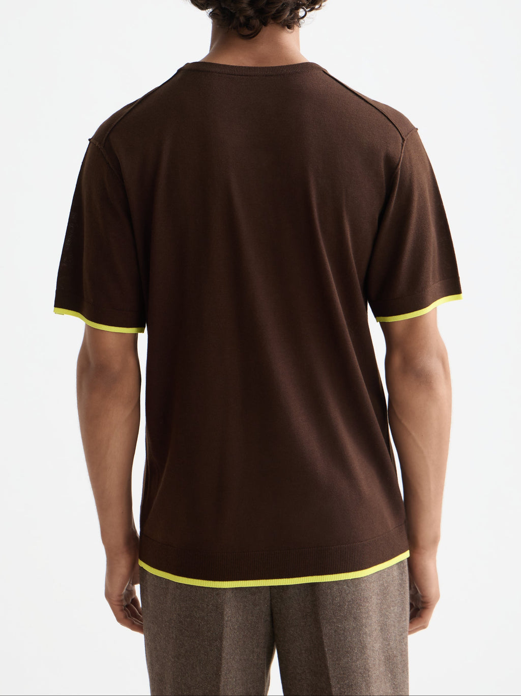 Knitted relaxed T-shirt