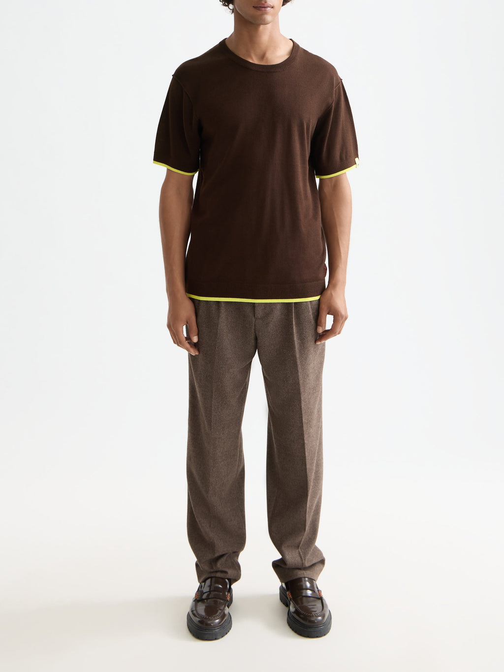 Knitted relaxed T-shirt