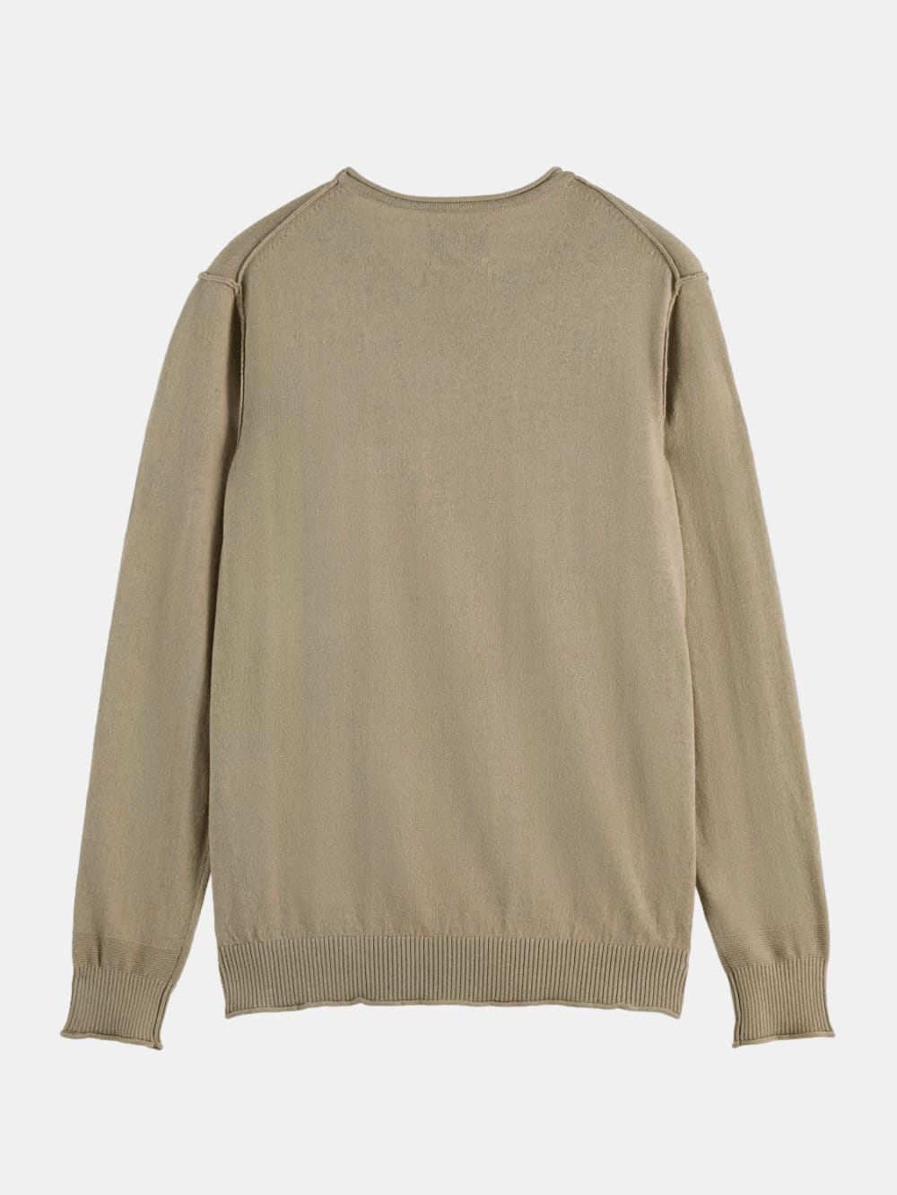 Neps Wool Pullover flat lay back view by Scotch & Soda