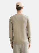 Neps Wool Blend Pullover back view showing fit and finish by Scotch & Soda