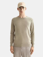 Neps Wool Blend Pullover front view showing fit and finish by Scotch & Soda