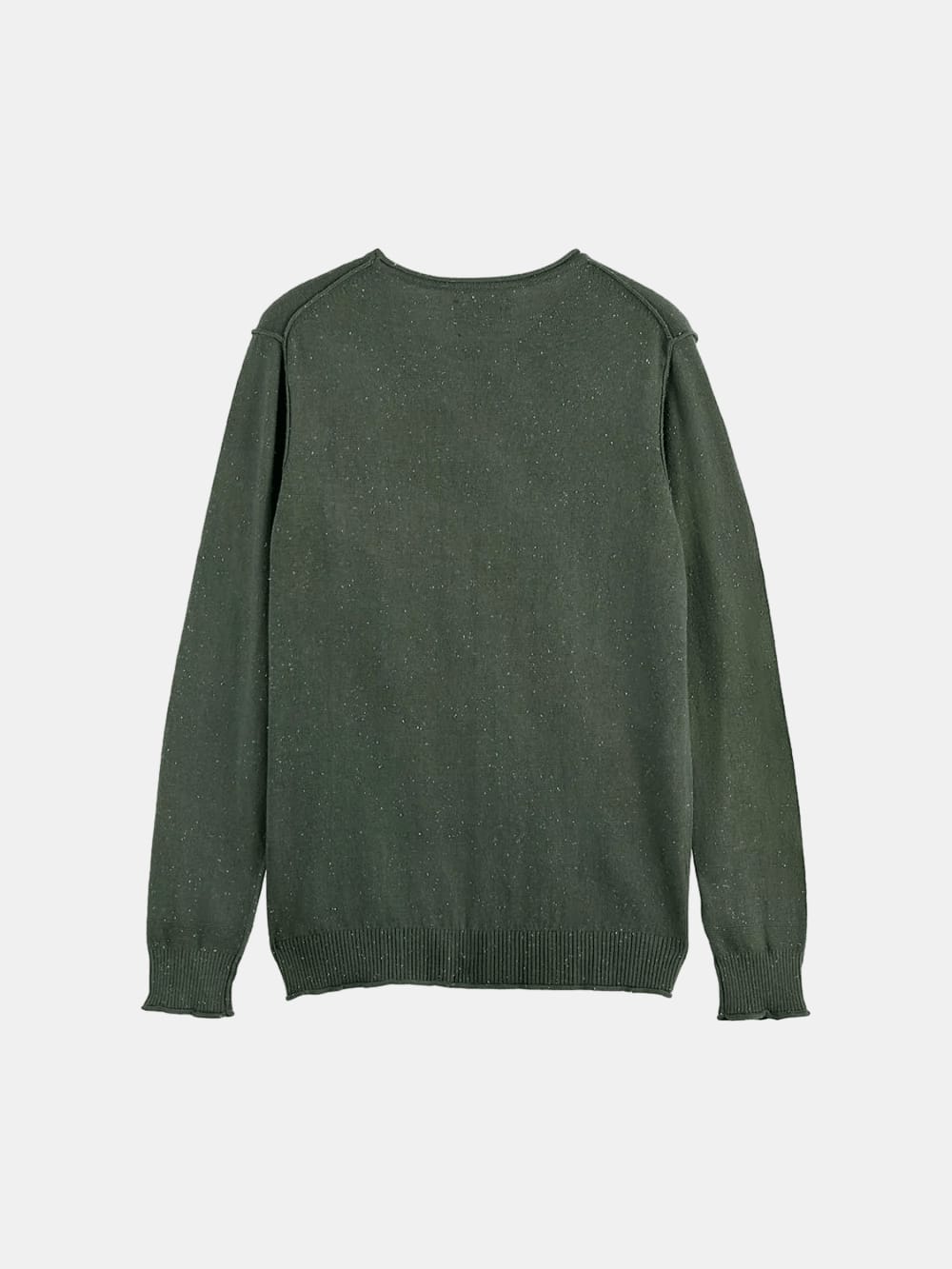 Neps Wool Pullover flat lay back view by Scotch & Soda