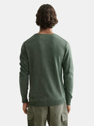 Neps Wool Blend Pullover back view showing fit and finish by Scotch & Soda