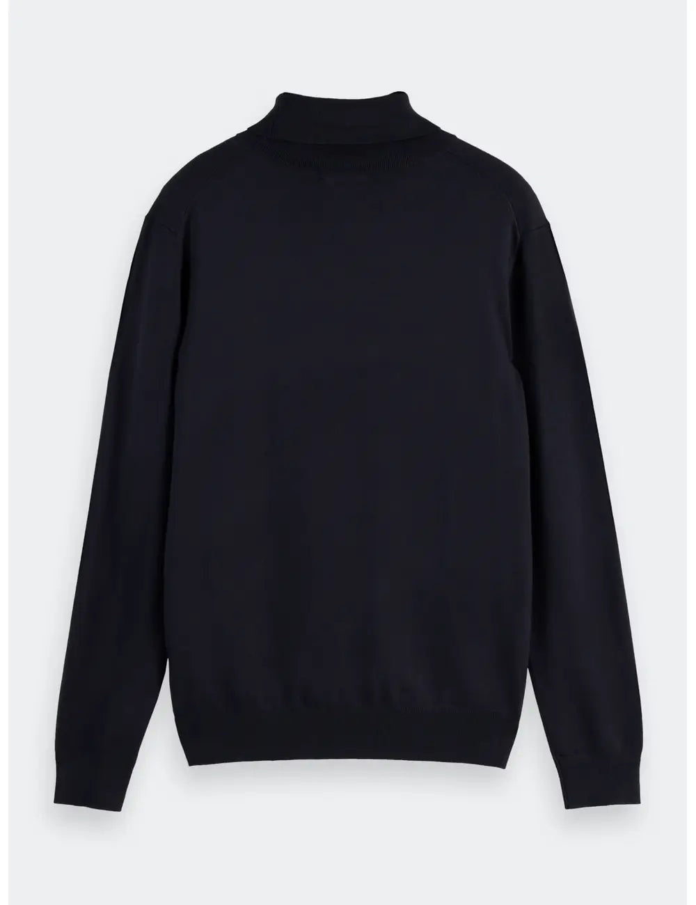 Ecovero Turtleneck Sweater flat lay back view by Scotch & Soda