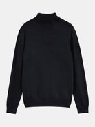 ecovero-blend-turtleneck-sweater back view by Scotch & Soda