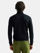 ecovero-blend-turtleneck-sweater back view by Scotch & Soda