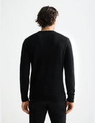 Soft Knit Crew Neck detail shot showing fabric and craftsmanship by Scotch & Soda