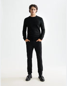 Soft Knit Crew Neck flat lay front view by Scotch & Soda