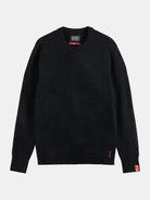 soft-knit-regular-fit-crew-neck front view by Scotch & Soda