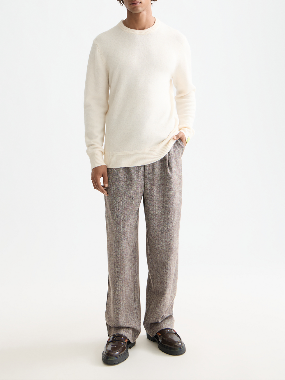 Soft knit regular fit crew neck