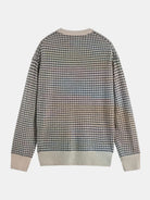 chenille-dropped-shoulder-pullover back view by Scotch & Soda