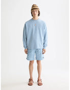 Printed Swim Shorts full model shot showing overall fit by Scotch & Soda