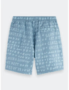 Printed Swim Shorts flat lay back view by Scotch & Soda