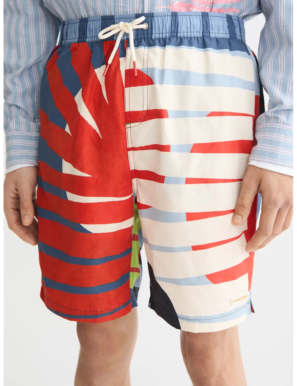 Printed Swim Shorts detail view by Scotch & Soda