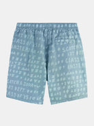 printed-longer-length-swim-shorts detail view by Scotch & Soda