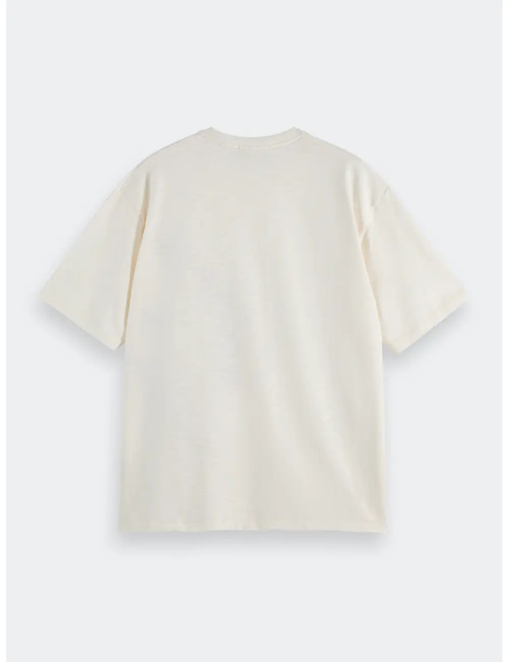 Loose Fit Applique Tee flat lay back view by Scotch & Soda