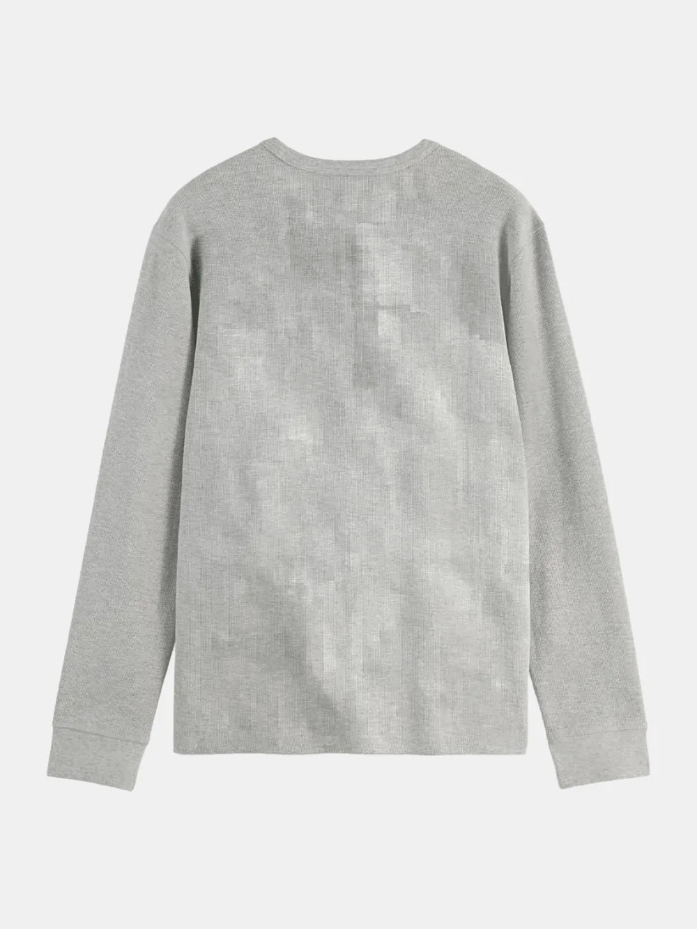 waffle-t-shirt-ls back view by Scotch & Soda