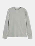 waffle-t-shirt-ls front view by Scotch & Soda