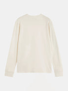 waffle-t-shirt-ls-1 back view by Scotch & Soda