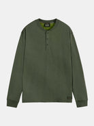 slub-henley-t-shirt-ls front view by Scotch & Soda