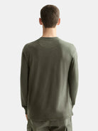 slub-henley-t-shirt-ls back view by Scotch & Soda