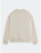 Chest Logo Sweatshirt flat lay back view by Scotch & Soda