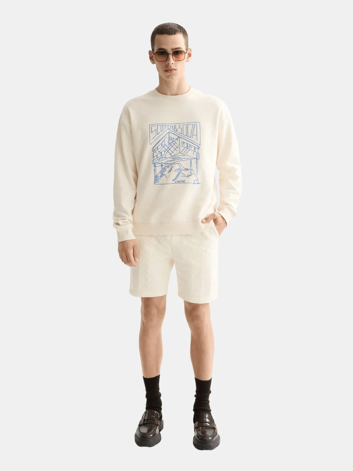 Chest Logo Sweatshirt - Scotch & Soda